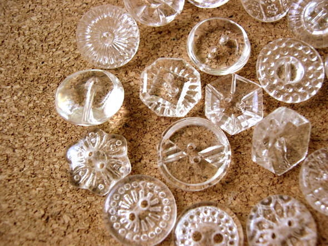 114 Antique vintage glass buttons 19 designsRARE amazing Etsy