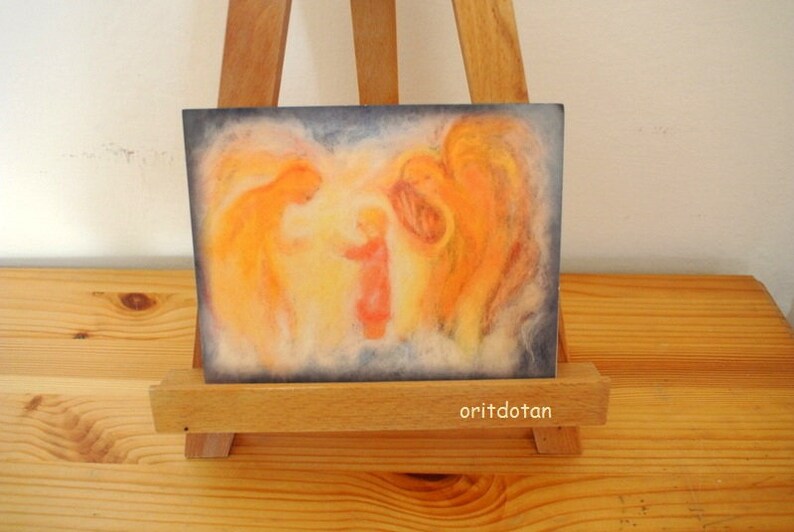 Angels Playing the Lyre SMALL PRINT Art for Childen and - Etsy