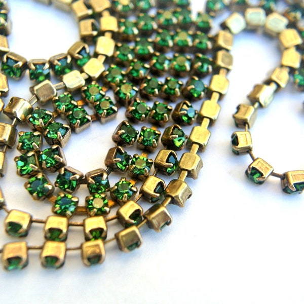 Rhinestone Chain - Etsy