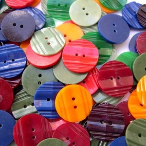 10 Buttons, unique color, antique vintage, 18mm, for button jewelry, crafts image 4