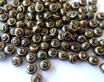 50 Glass beads , Czech new beads, beautiful color, 5.5mm