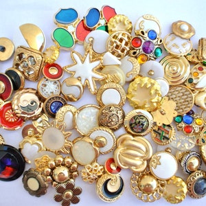 VINTAGE CHANEL 07P ココマーク 金ボタン ツイード ジレ 40 Vintage Chanel Buttons products for sale | eBay