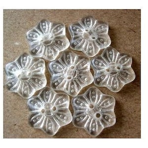 25mm Metal Shank Buttons, Vintage Style Buttons, Rhinestone Buttons, Pearl  Buttons, Silver Buttons, Flower Buttons, Sewing Button 1M164 