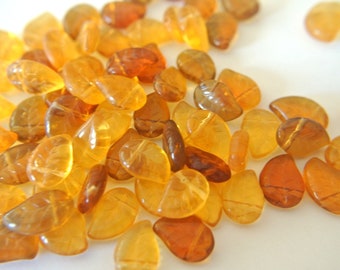 Glass BEADS Flower, Leaf