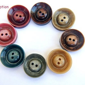 10 Antique vintage plastic buttons -select an options