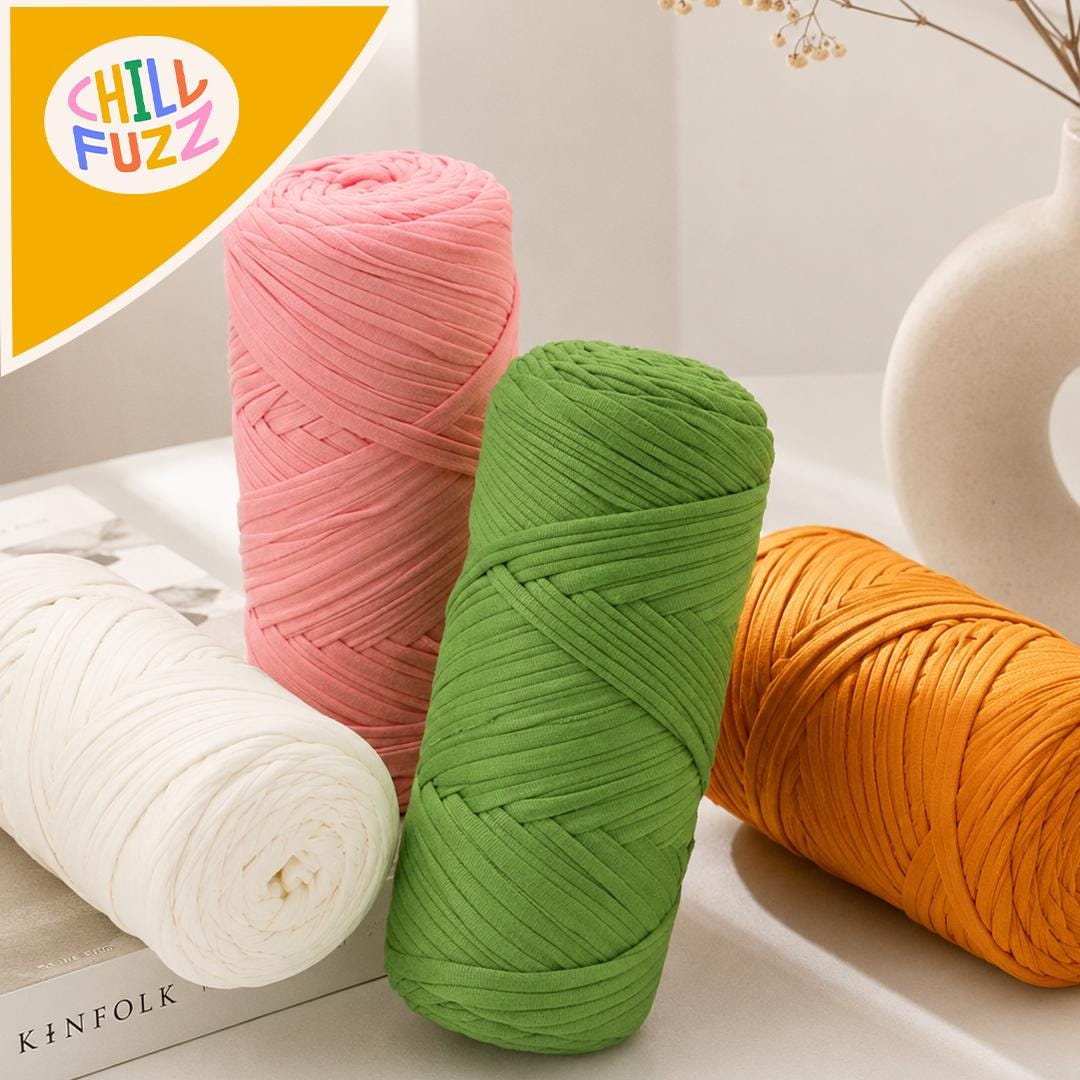 Cloth Strip Yarn | Crochet Must-have, 200g per Roll - Etsy