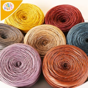 Matte Faux Leather Yarn | DIY Textured Bag Crochet Yarn