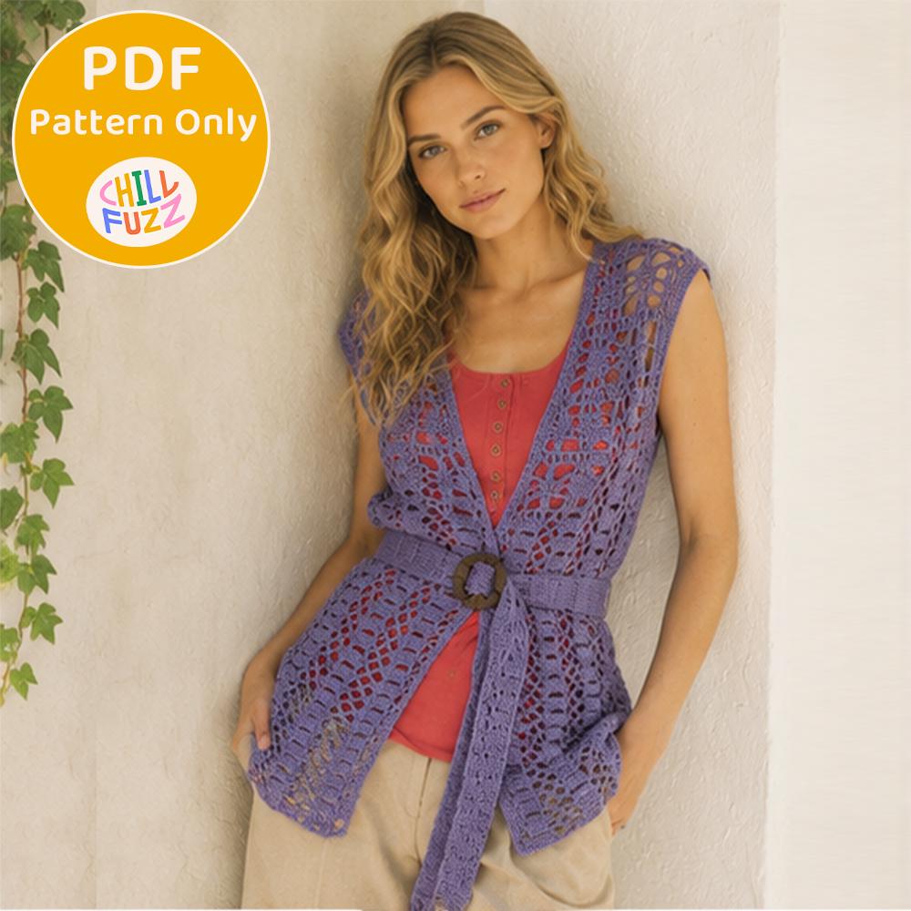 Beginner-Friendly Handmade Long Cardigan Pattern