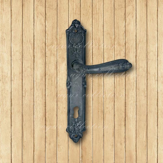 Brass Casting Door Handle Set, Decorative, Vintage