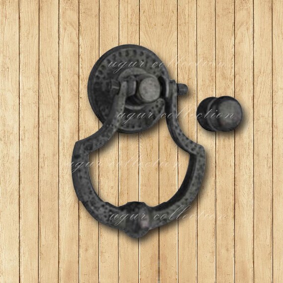 Ottoman Door Knocker Cast Brass Classic