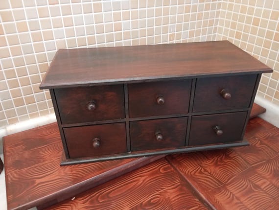 Multi-purpose wooden organizer with drawers