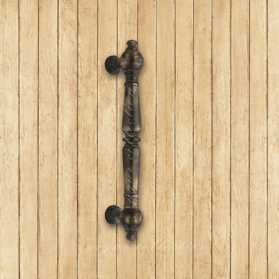 Brass Casting Pull Door Handle Decorative, Vintage