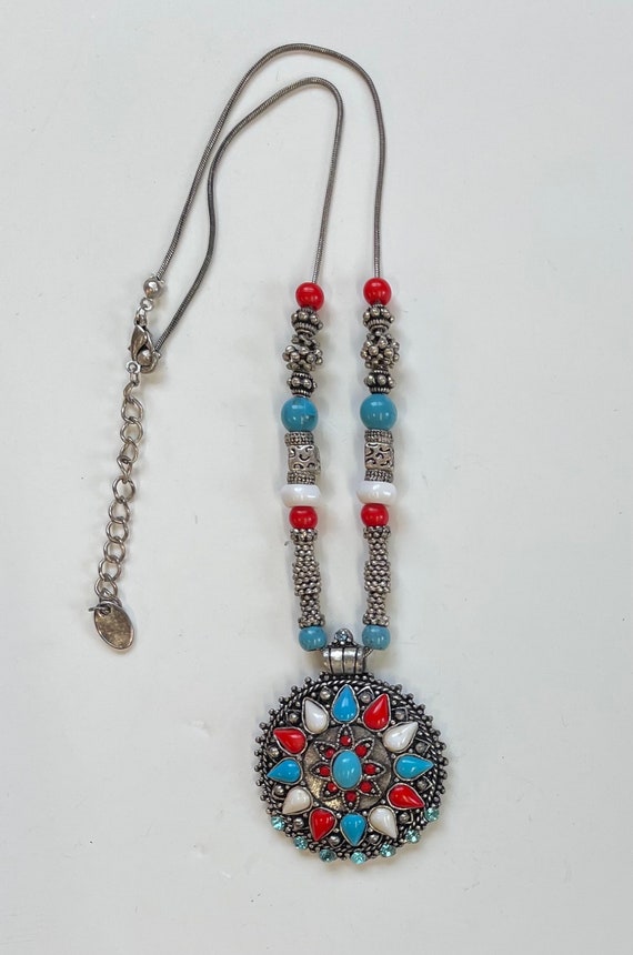 Vintage Southwestern Style Pendant Necklace