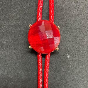 Red Bolo Tie