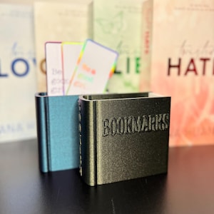 Lesezeichen Halter | Buchförmige Halter | Bücherregal Dekor | Lesezeichen Organizer | Bücherwurm Geschenk | Buchliebe | Bücherregal Deko