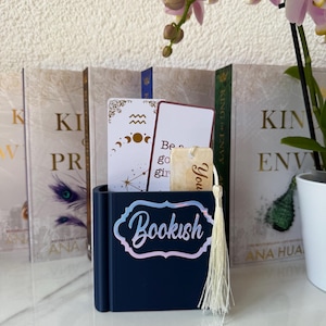 3D gedruckter Buch-Lesezeichen-Halter | Booktok | Bücherregal Dekor | Lesezeichen Organizer | Bücherwurm Geschenk | Bücherwurm | Bücherregal Deko