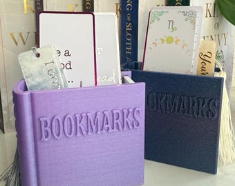 3D Printed Bookmark Holder: Bookcase Decor, Bookish Gift