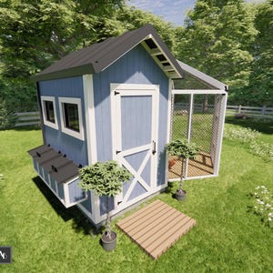 Moderner Hühnerstall Bauplan Mit Materialliste Einfache Hühnerstall Mit Auslaufgehege Pläne DIY Hühnerstall-Pläne 15 Hühner Gazebo