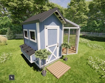 Moderner Hühnerstall Bauplan Mit Materialliste Einfache Hühnerstall Mit Auslaufgehege Pläne DIY Hühnerstall-Pläne 15 Hühner Gazebo