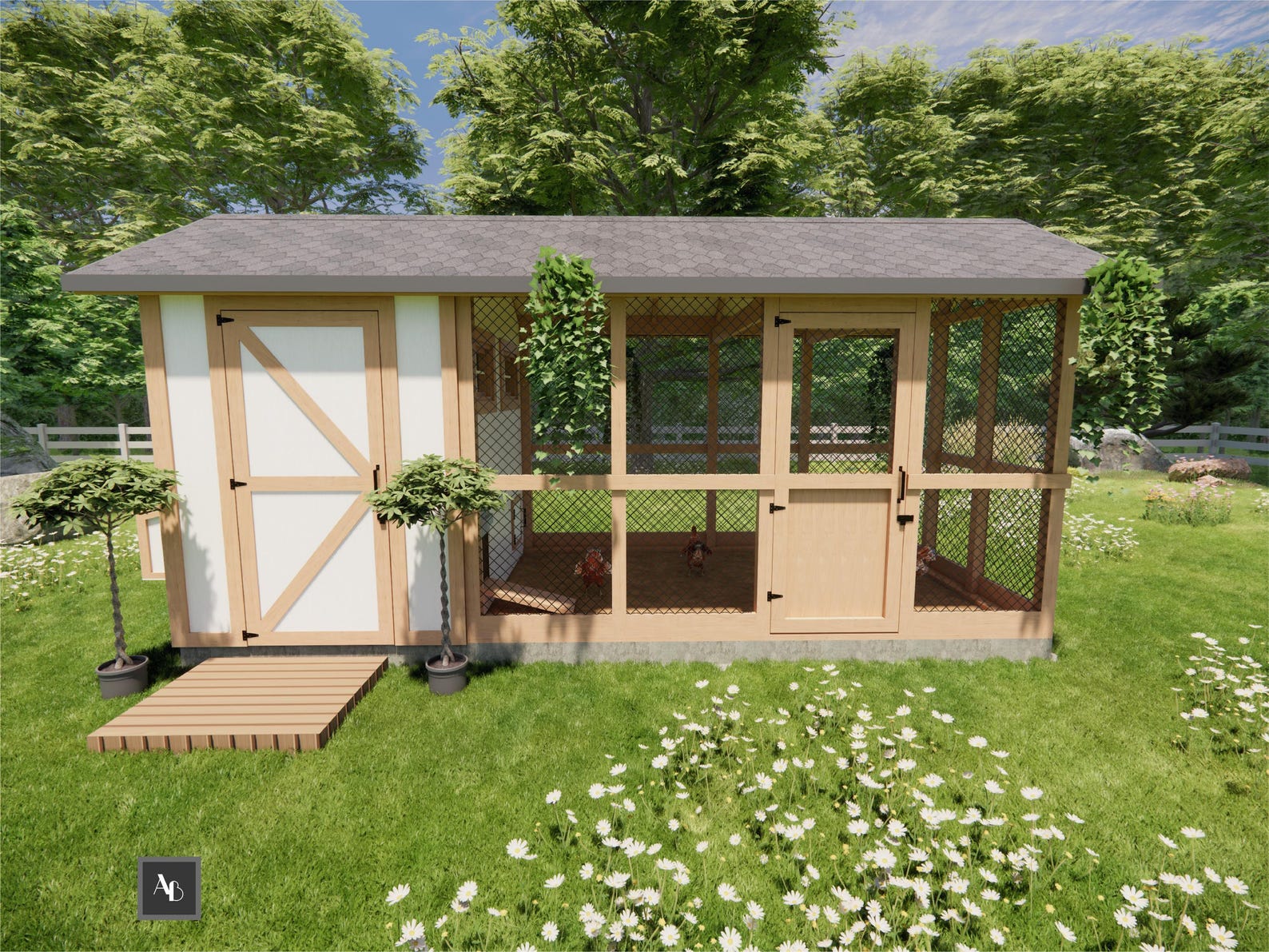 Modern Chicken Coop Shed Images
