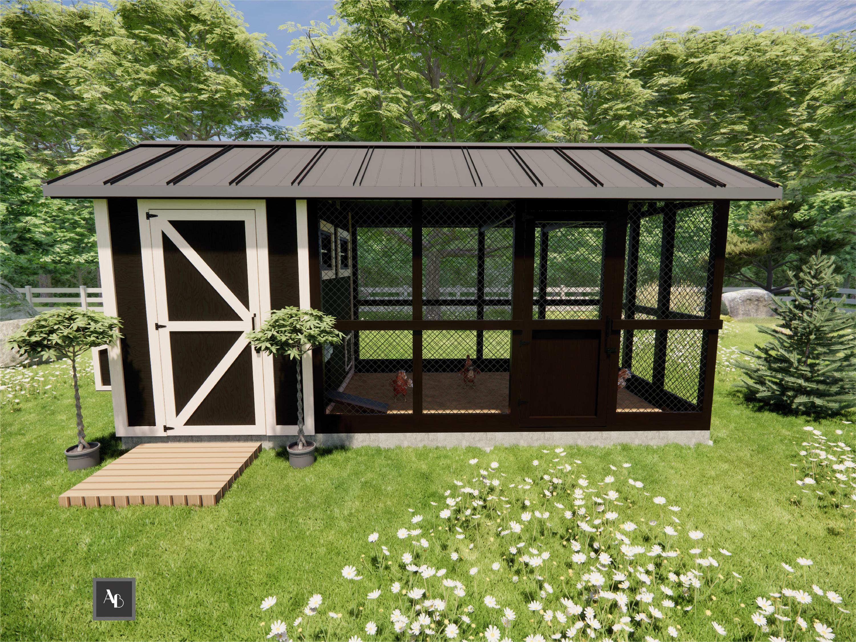 Modern Chicken Coop Shed Images