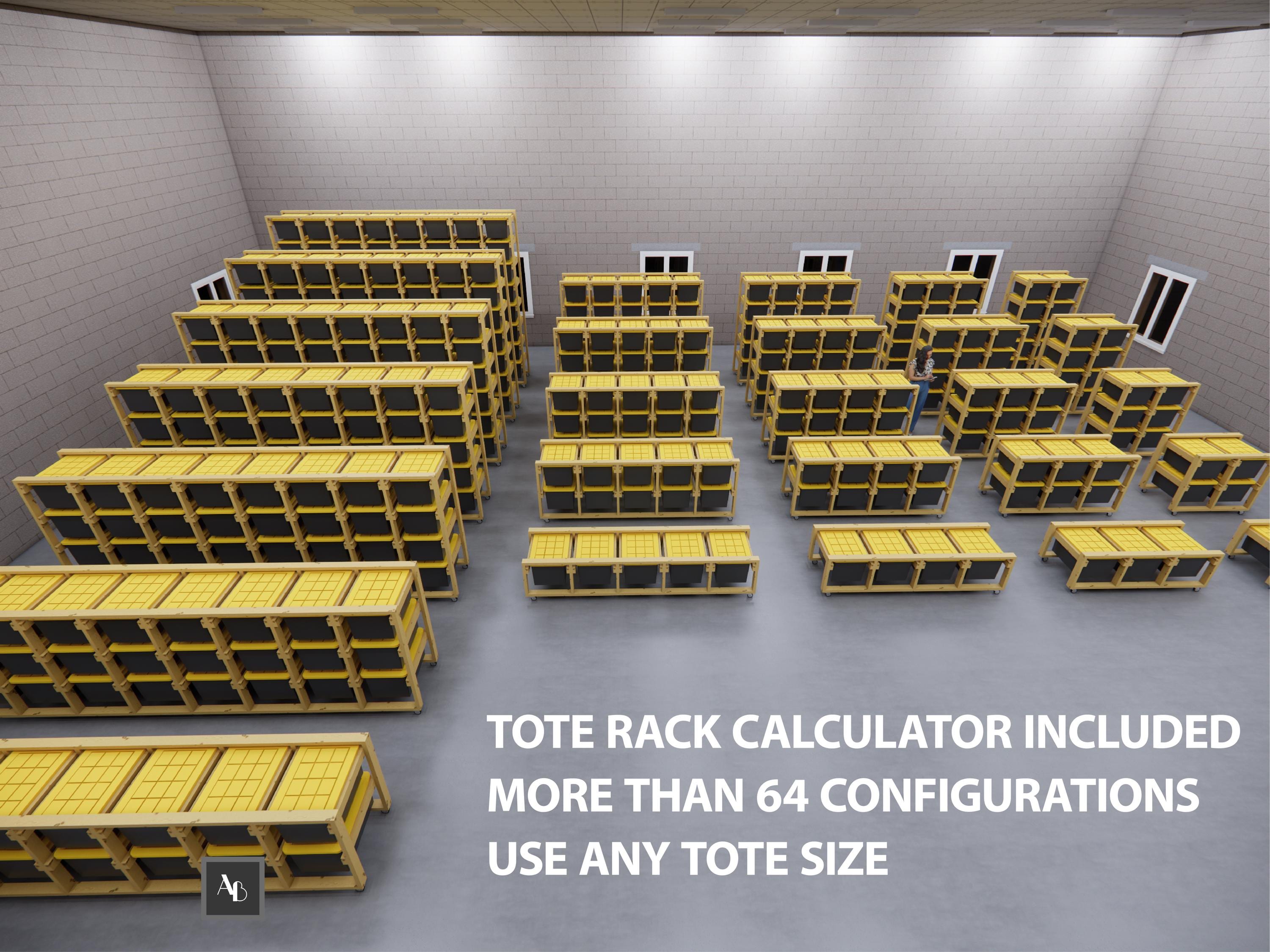5x5 Tote Rack Plans Diy Storage Tote Plans 27 Gallon Tote Rack Plans ...