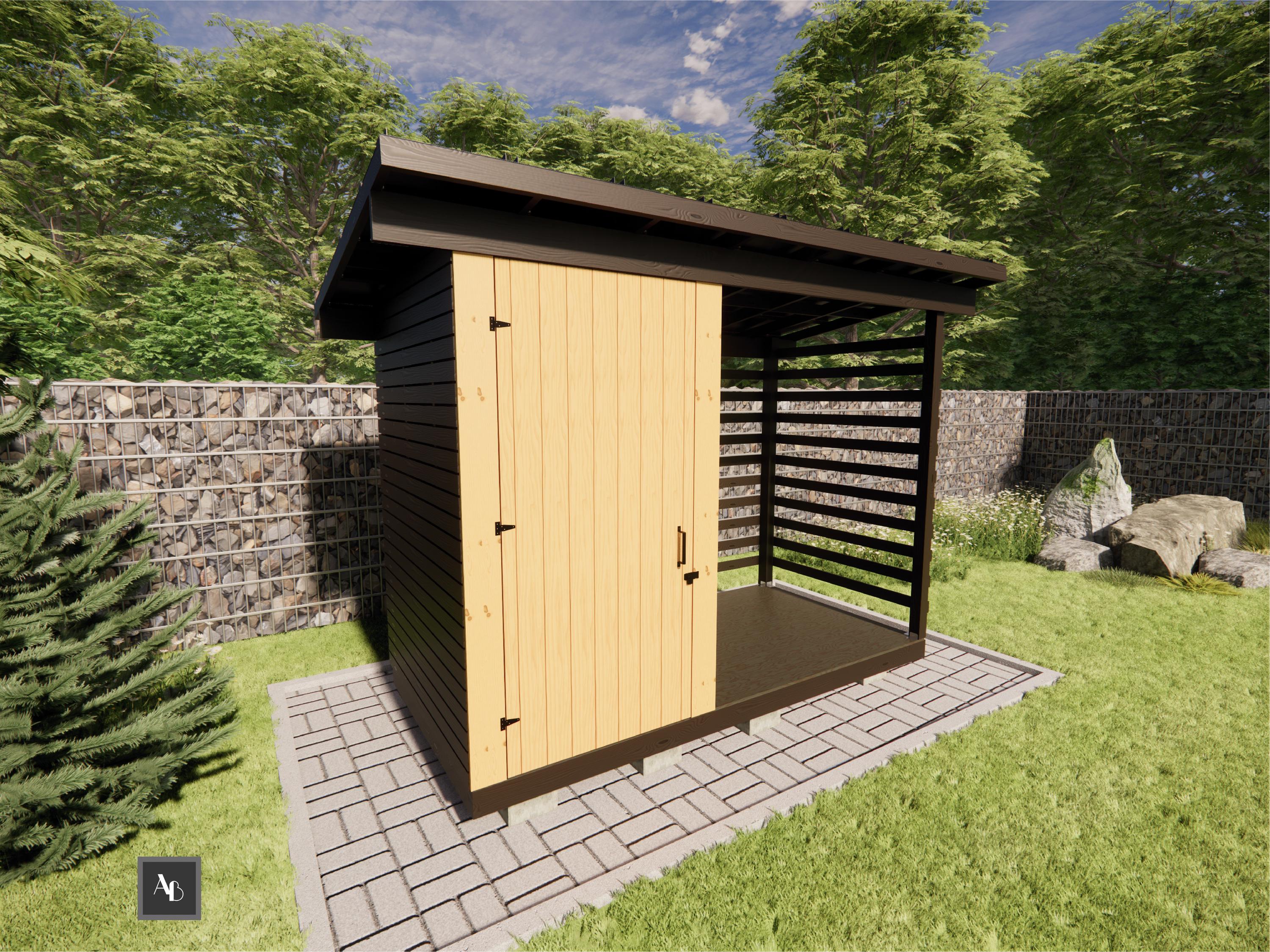 6x12 Firewood Storage Plans DIY Firewood shed Firewood Shedplans DIY Plans Storage Modern Firewood Shed Garden Shed Backyard Shed plans