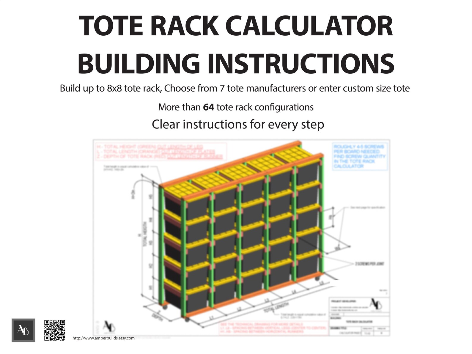 5x5 Tote Rack Plans Diy Storage Tote Plans 27 Gallon Tote Rack Plans ...