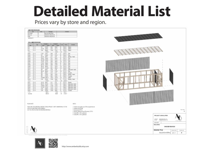 8x24 Chicken Run Coop Plans With Roof DIY Walk in Enclosure Walk in ...
