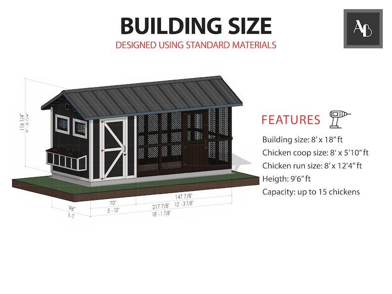 Walk in Chicken Coop Plans With Run | DIY Chicken Coop With Enclosure ...