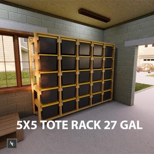5x5 Tote Rack plans Diy Storage Tote Plans 27 Gallon Tote Rack Plans Tote storage bin plans Costco Tote Shelving Storage Rack 25 Tote Storag