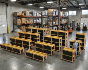 Piani per rack di stoccaggio da 40 galloni / Organizzatore per garage su ruote (piano PDF)