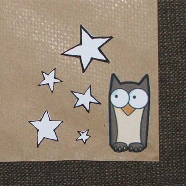 Olly Owl Iron on Transfer for Fabric