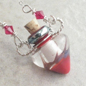 Jar of Hearts Poison Bottle Necklace image 5