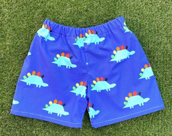 Rainbow Dinosaur Shorts Size 7