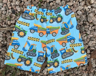 Digger and Trucks shorts