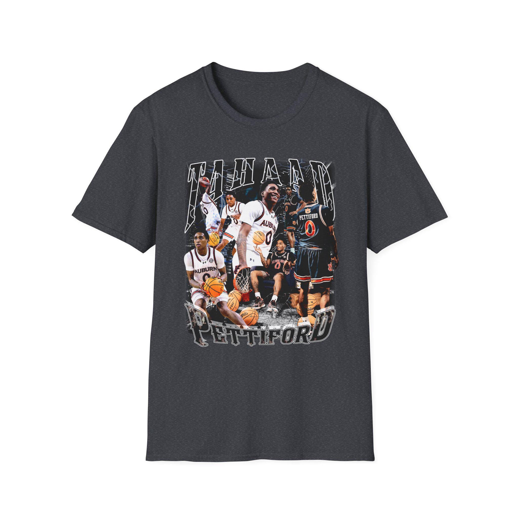 Tahaad Pettiford Vintage Basketball Graphic Tee, Unisex Sports