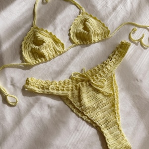 Virkat bikinimönster - Bikinitopp, Strandkläder, Virkad baddräkt, Virkad sommar, Nybörjarvänligt steg-för-steg PDF-mönster