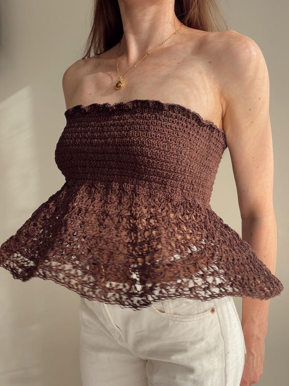 Aira Top Crochet PDF Pattern (English) - Made-To-Measure - Step-by-step tutorial with photos and videos