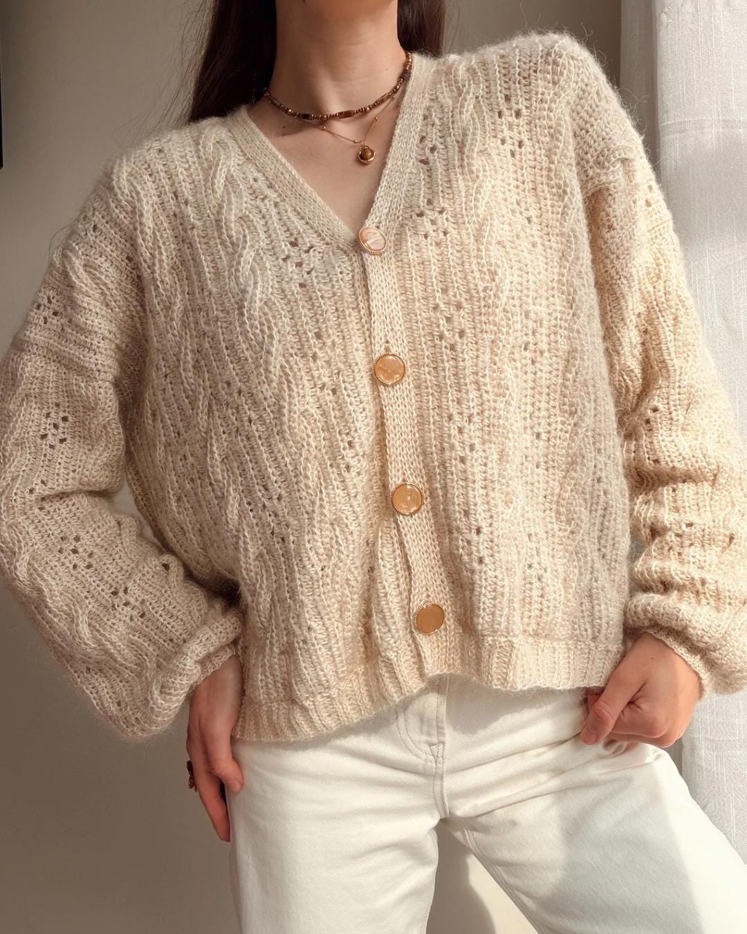 カーディガン Eaphi CABLE KNIT CARDIGAN Women's Cable Cardigan | UNIQLO US
