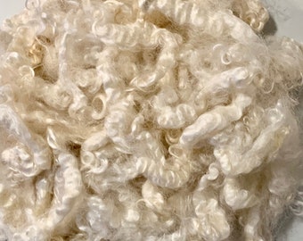 Mohair Locks - White - 4.5 oz.