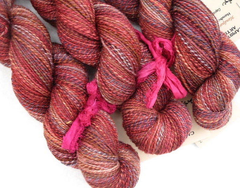 Handspun Yarn Yak and Silk Merino