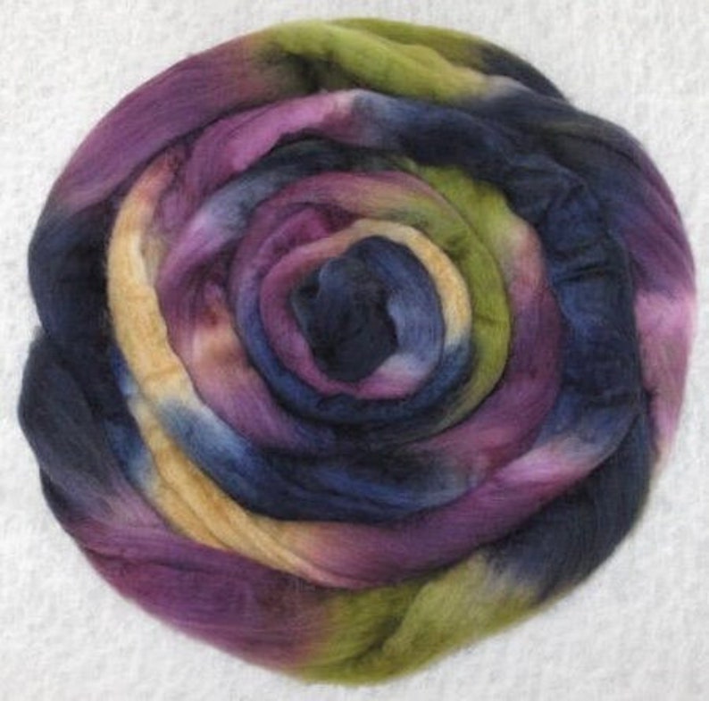 Handpainted Roving Merino/Cashmere image 2