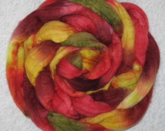 Handpainted Roving -- Merino/Cashmere