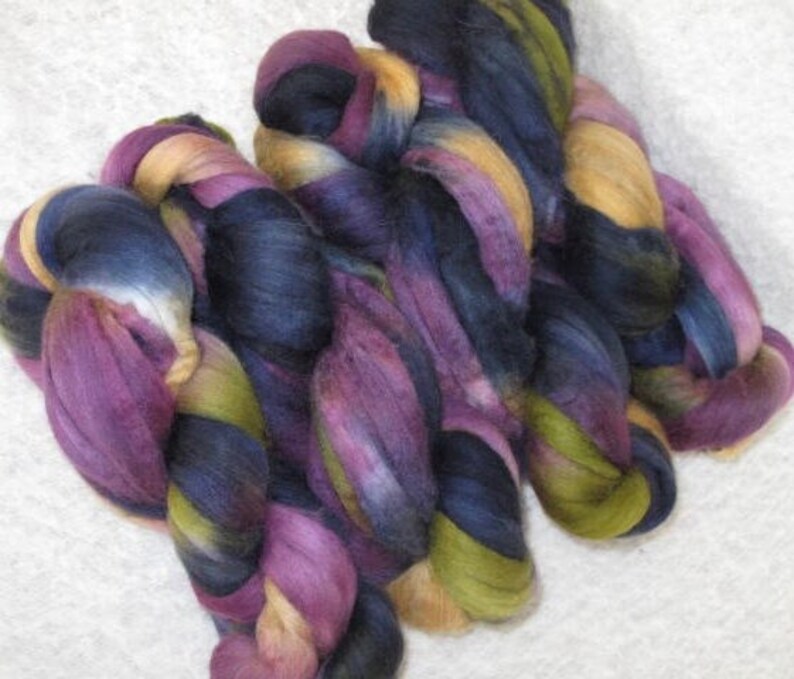 Handpainted Roving Merino/Cashmere image 1