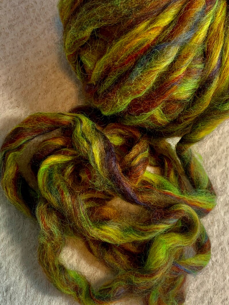 Mohair/Wool/Alpaca Roving 4.5 oz. image 1