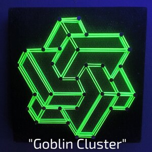 Goblin Cluster UV string art