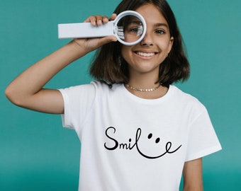 Smile Shirt, Smiley Face Shirt, World Smile Day, Happy Shirt, Positive Shirt, Gift For Her, Good Vibes Shirt, Smile T-shirt