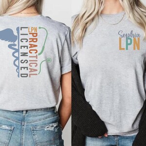 Custom Name LPN Shirt, Licensed Practical Nurse Tee bild 6