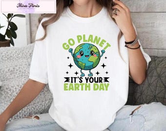 Go Planet Earth Day Shirt, Earth Lover Tee